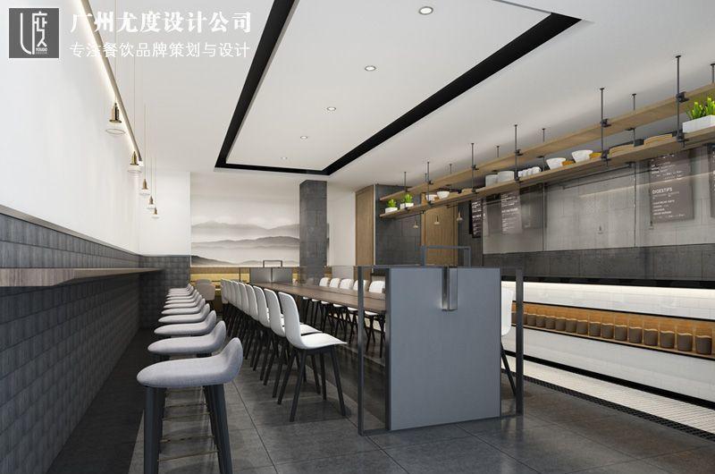 小鹅科卤味快餐店设计,广州尤度快餐店装修设计公司-12