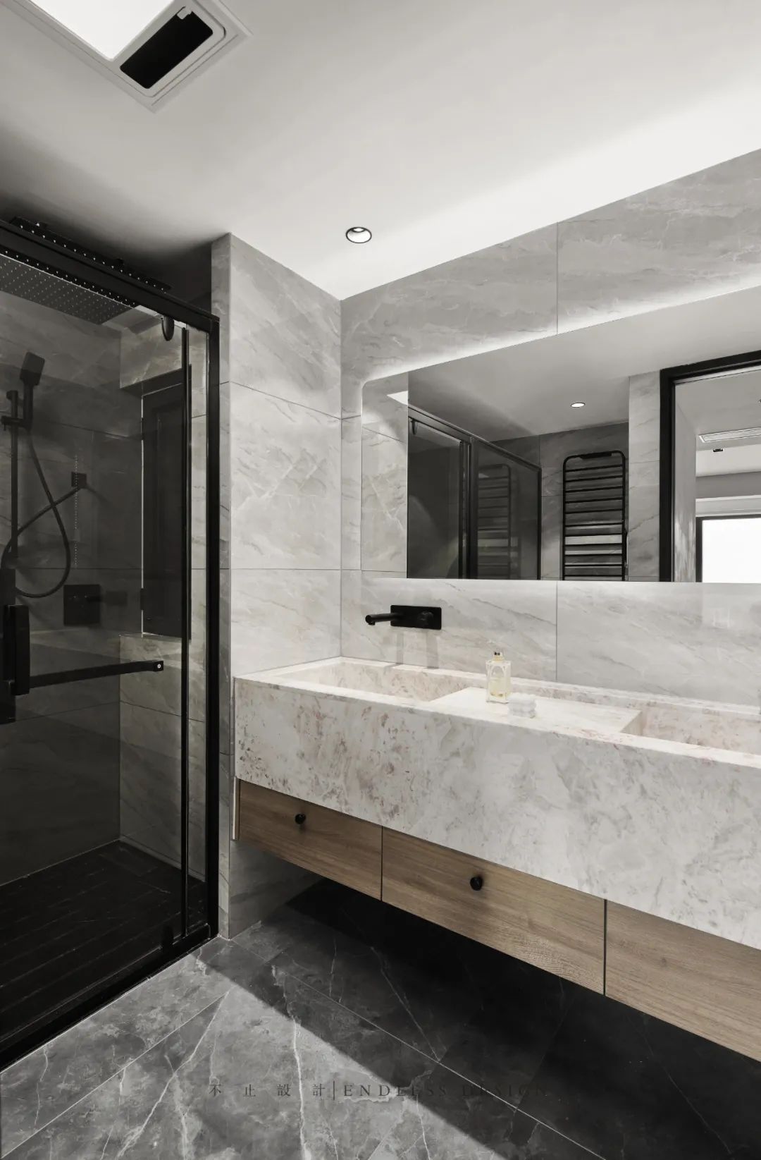 苏州吴江天铂华庭极简黑白灰空间设计丨中国苏州丨不止设计-23
