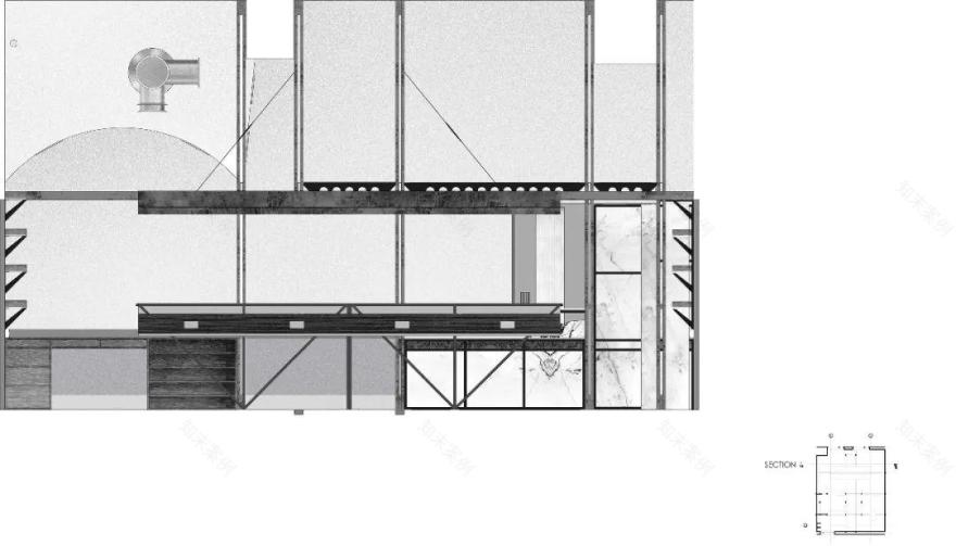 框架系统构建空间层次:建筑办公室丨印度丨Studio Juggernaut-54