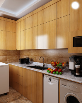 Plywood kitchen designed by me 2024