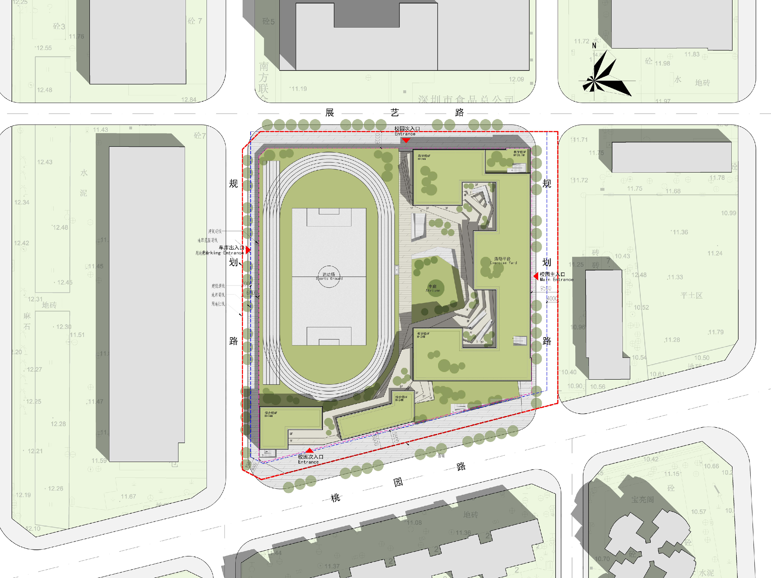 叠园绿谷：深圳市罗湖区桃园小学 / 立方设计 -31