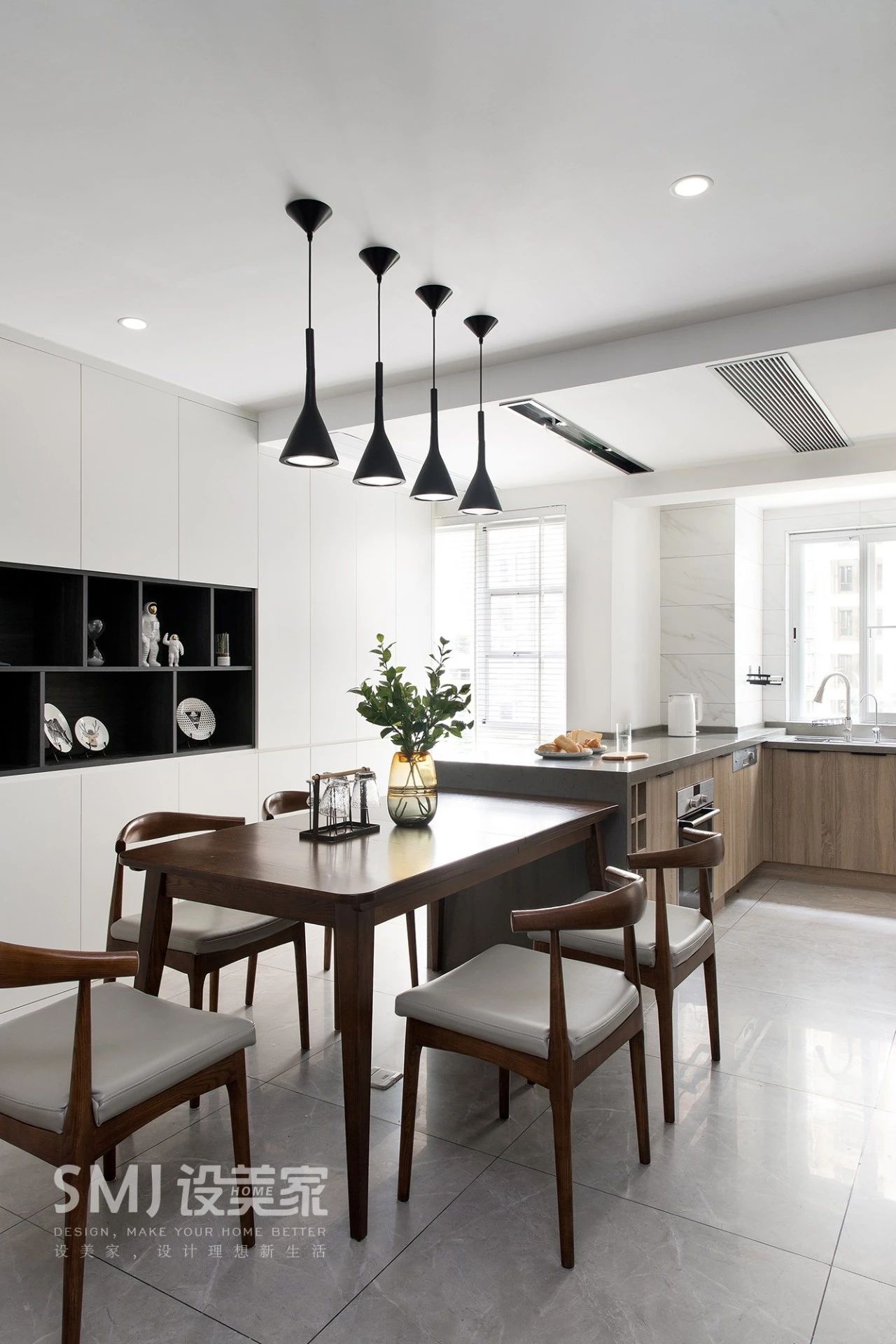 150㎡极简家居，阳光书房、一体化餐厨，打造舒适生活空间-37