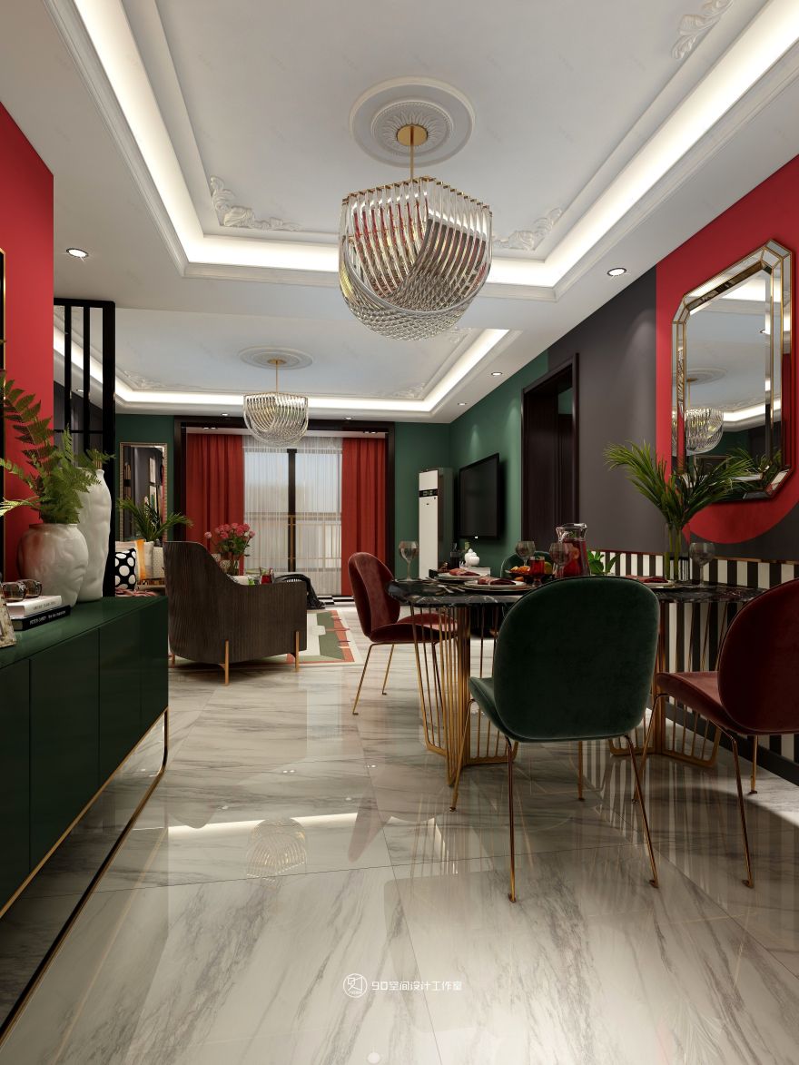 修炼爱情 · 轻奢 90 平方 2 房 2 厅 1 卫设计-36