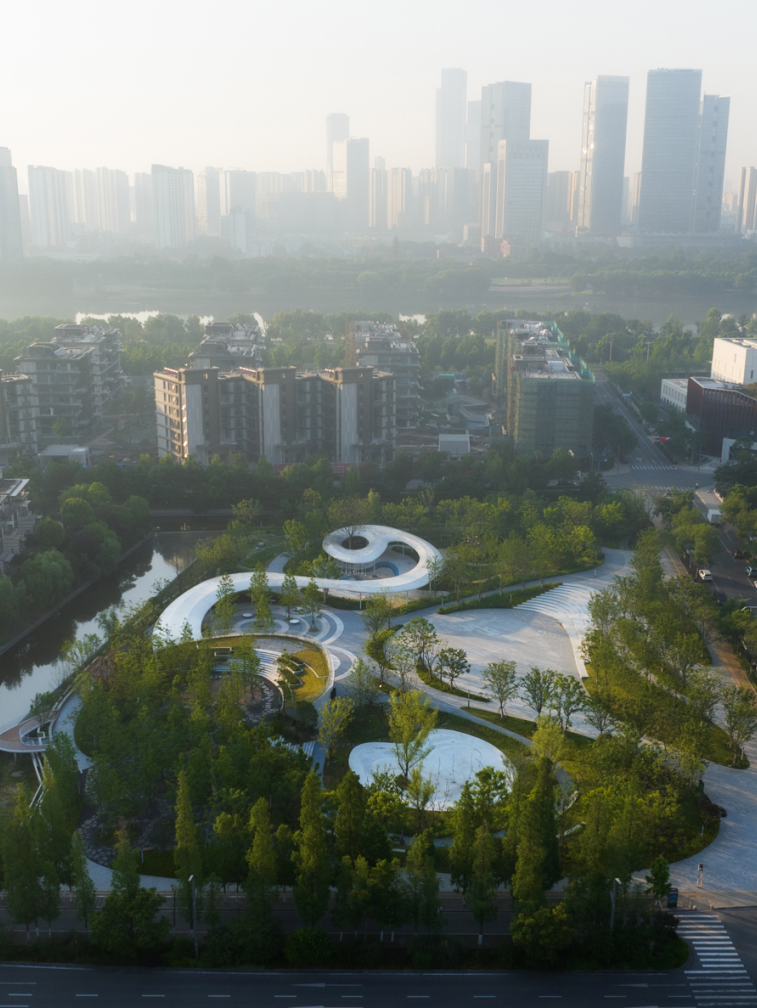 把生活放进温暖的街边口袋里 | 中新南京生态科技岛口袋公园计划-1