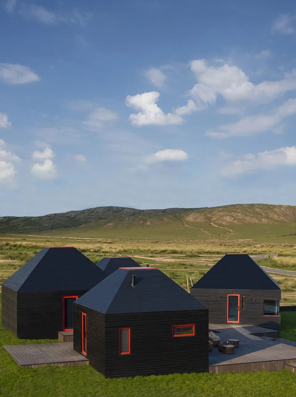 阁尔建筑｜杆式蒙古包体系——乌兰哈达火山無热宇宙草原新宿-24