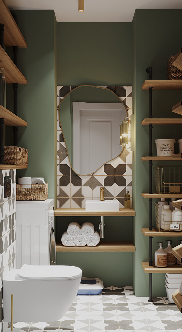 萨马拉市71平米城市公寓更新项目丨俄罗斯萨马拉丨维多利亚·叶罗希娜（Виктория Ерохина）-31