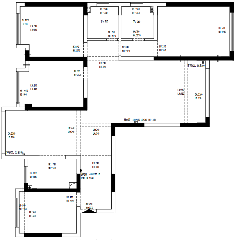 湘潭天元广场法式复古公寓设计丨中国湘潭丨浅尺住建-17