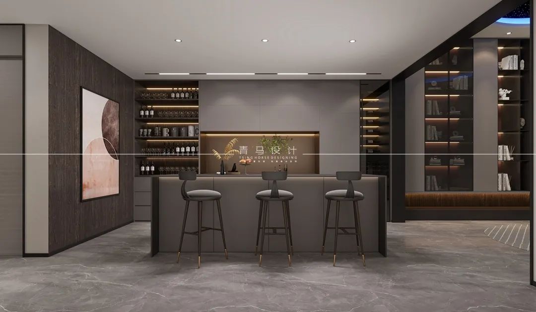 现代简约底跃别墅设计丨青马别墅设计-45