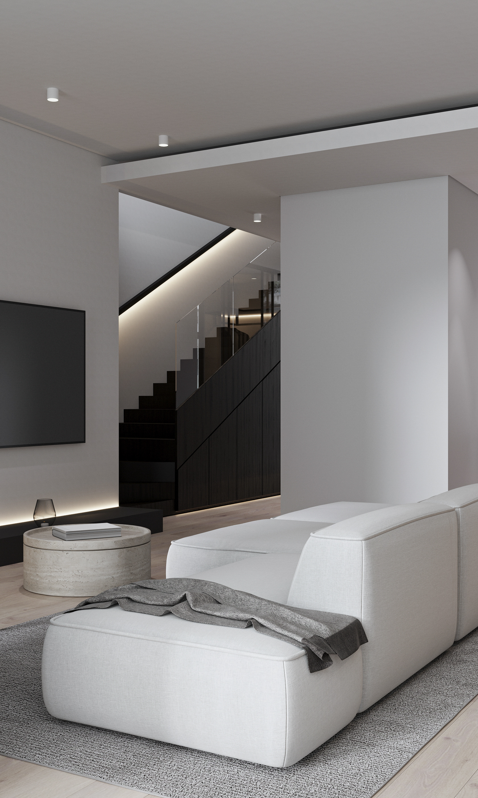 300平 三层住宅空间设计！-8