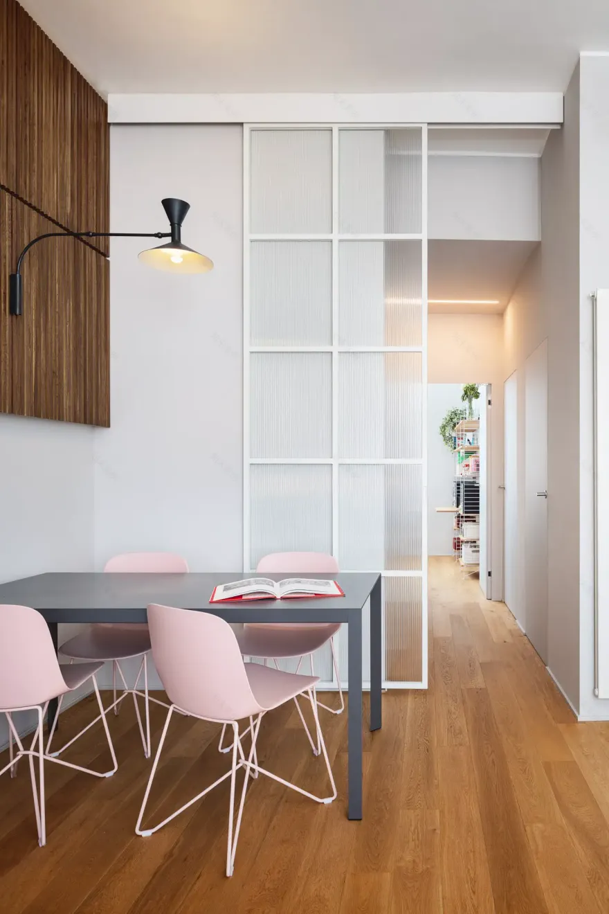 米兰 60m2 现代风格公寓改造案例-5