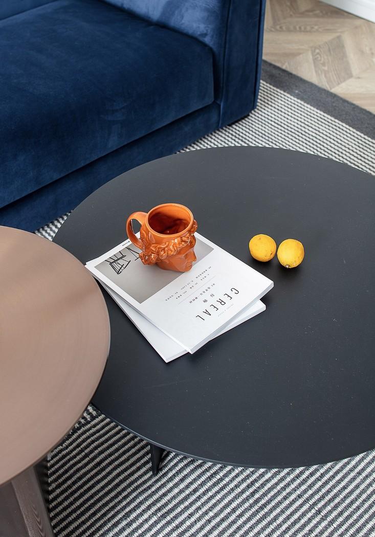 深白设计丨平层北欧风，一半骄阳一半幽蓝的冰雪季柔软时光-8