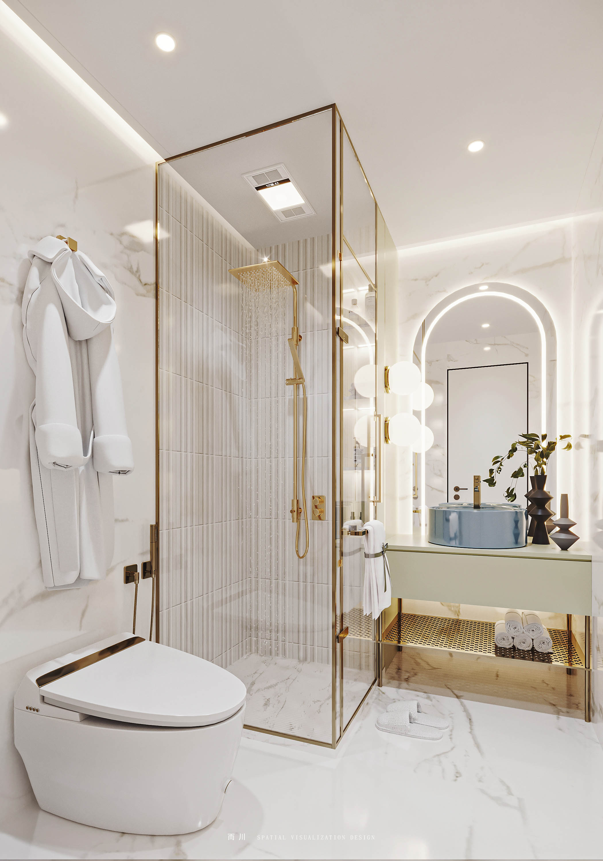 现代轻奢丨魔方空间设计-37