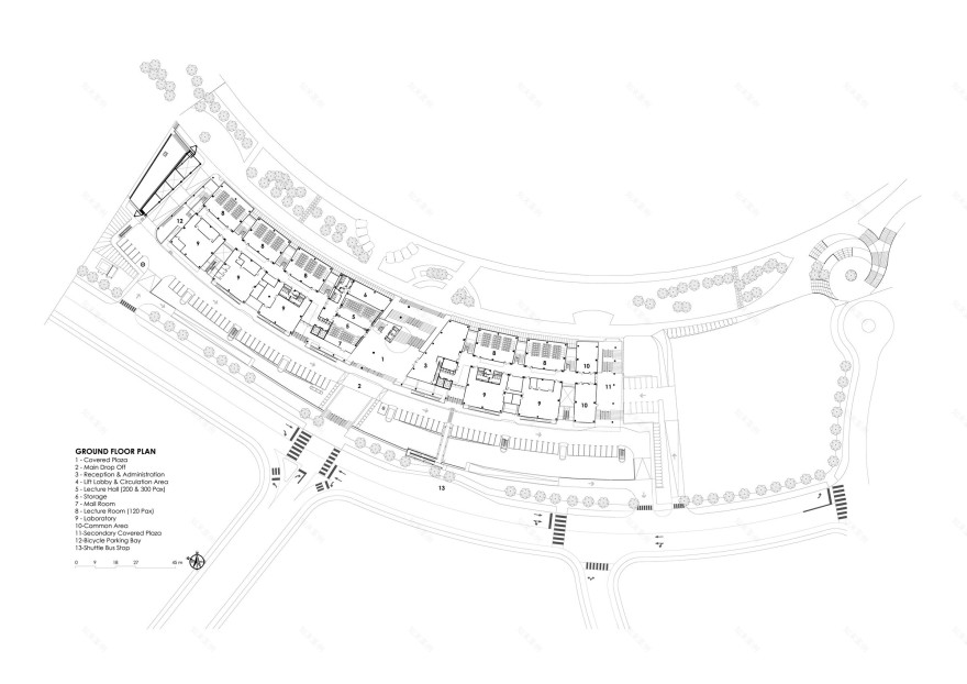 马来西亚 Heriot·Watt University 绿色校园设计-18