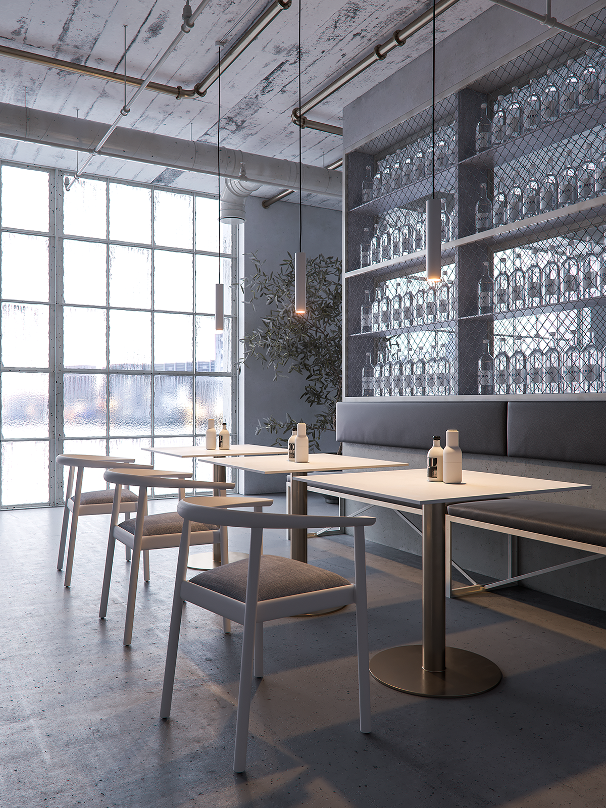 现代工业风LOFT空间-1