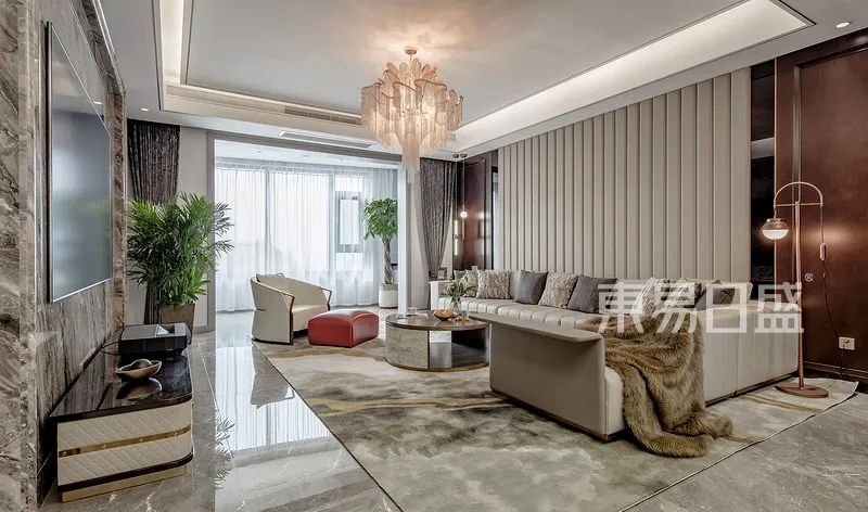 港式轻奢大平层设计-12