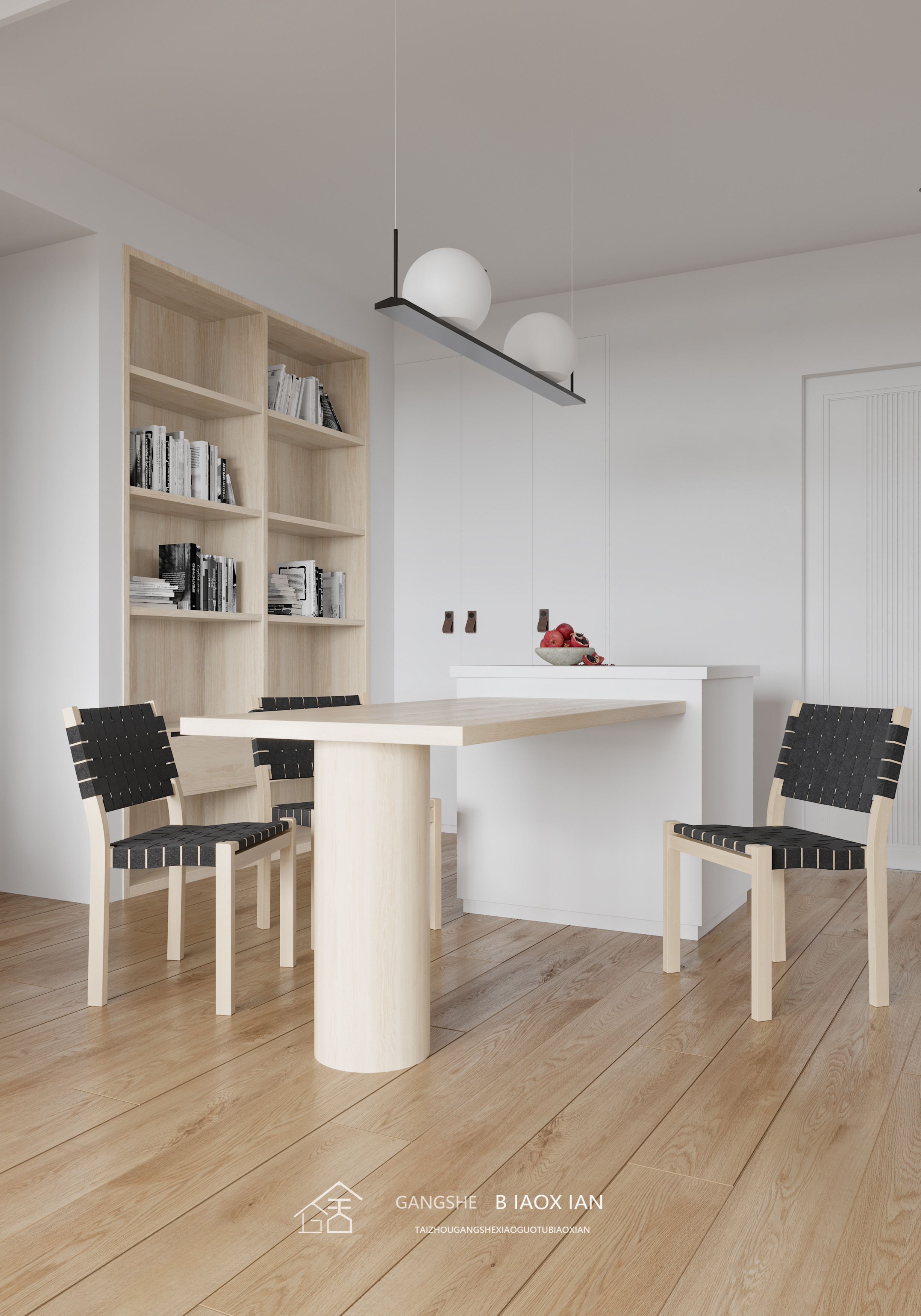 极简现代•效果图作品展示-6