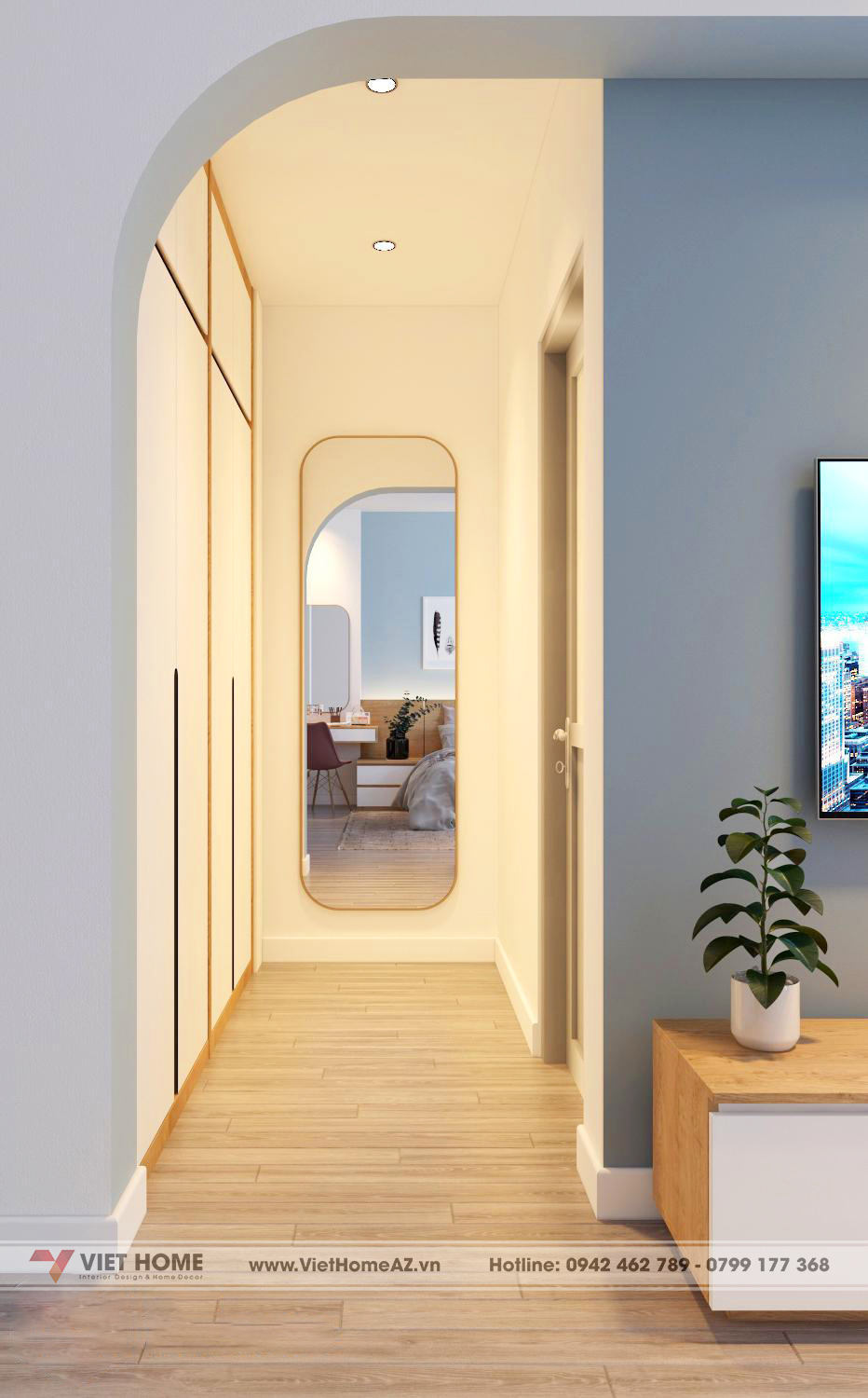 隆安美丽房屋设计丨Kiến Trúc – Nội Thất VietHome-8