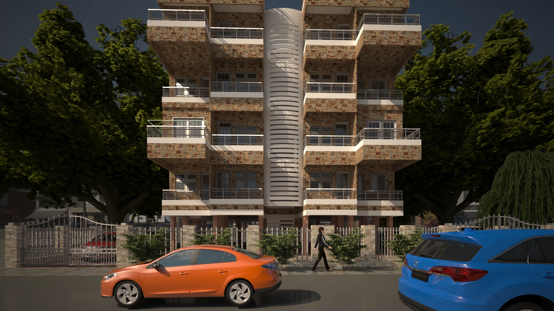 Revit Design House Exterior render max-0