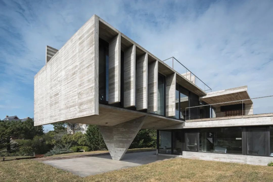 阿根廷自然纯粹清水混凝土住宅设计-101