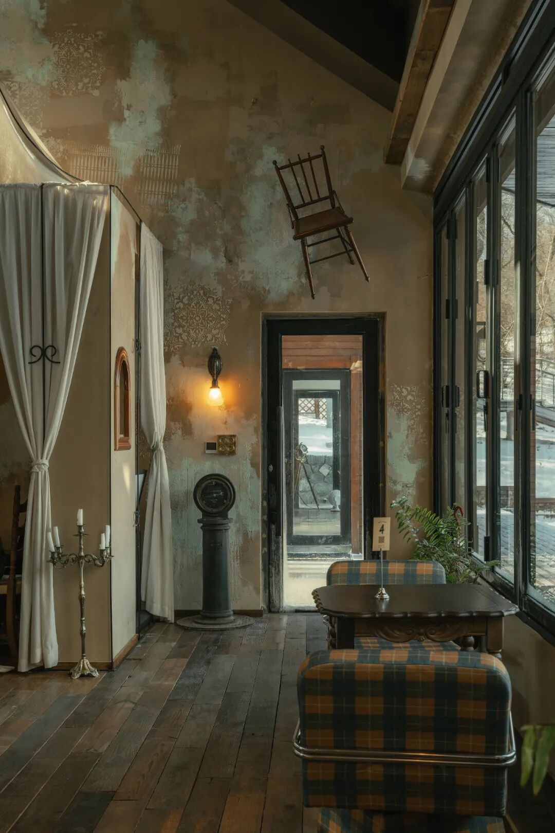 黑松果coffee& pizza丨中国长春丨杨光空间设计工作室-37