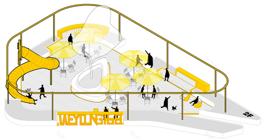 西安未央168商业街区露台改造丨中国西安丨原筑景观-55