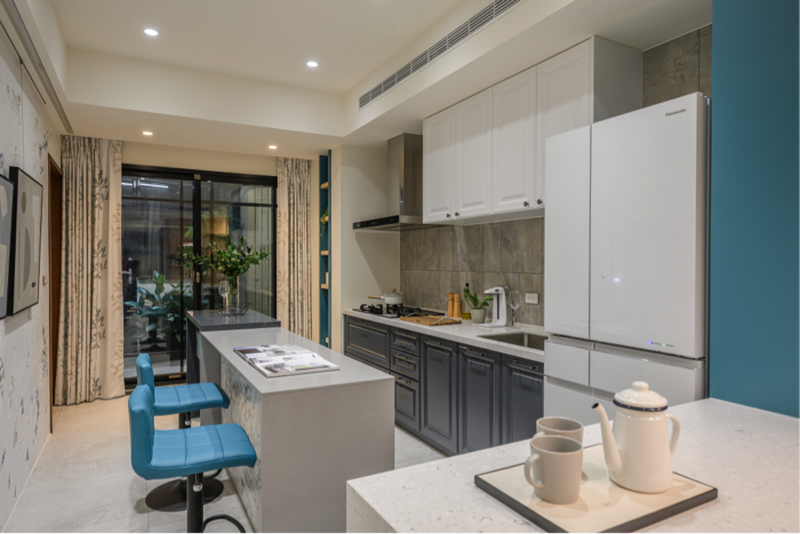 青鳥 · 40 年狹長型老屋改造新婚宅设计丨優德室內設計-12