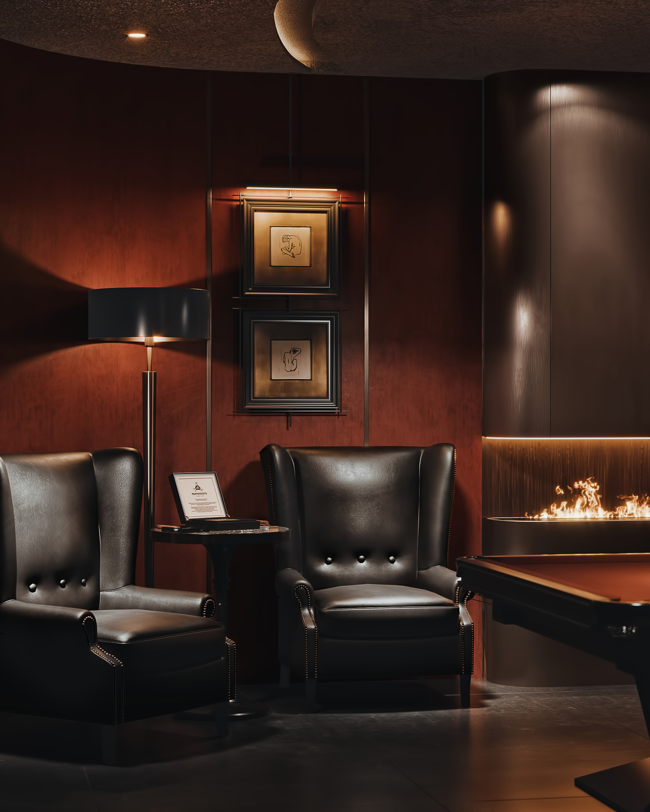 暗黑风雪茄吧酒吧-5