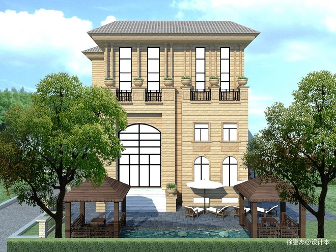 惠州石湾皇庭一号别墅装修丨中国惠州-26