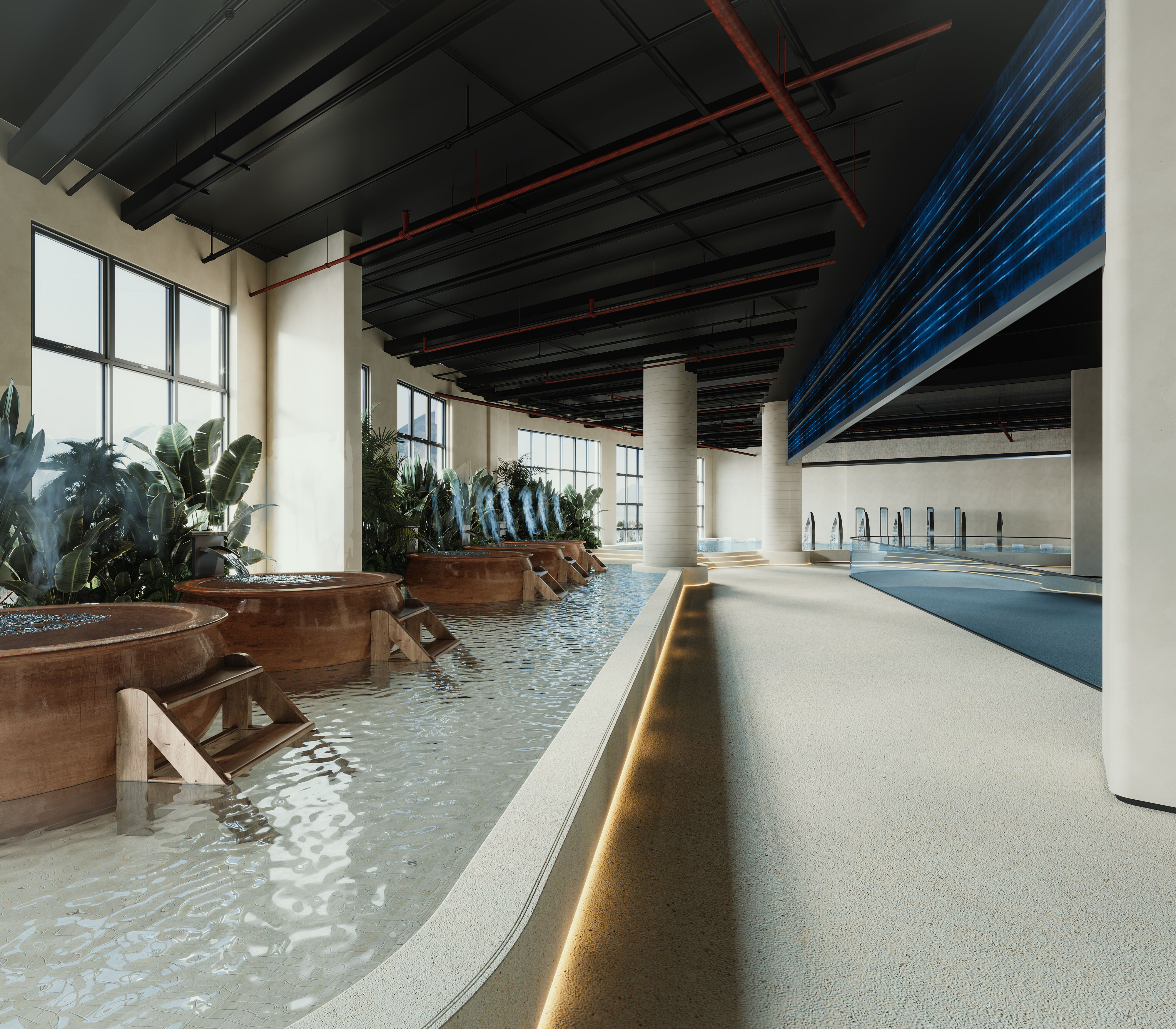 水疗会所 | 都市避世 水声里寻松弛-6