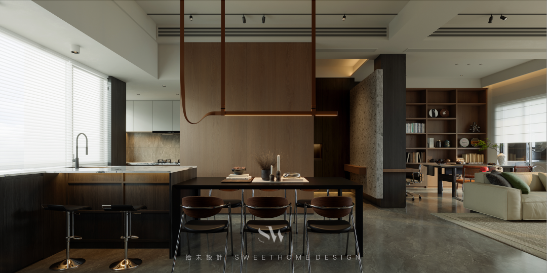 SW DESIGN  |  150㎡双人居所，邂逅现代中古的时光叠影-28