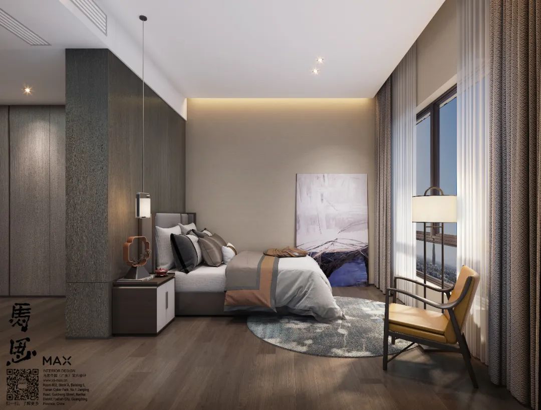 轻奢新中式室内设计丨意巢设计-46