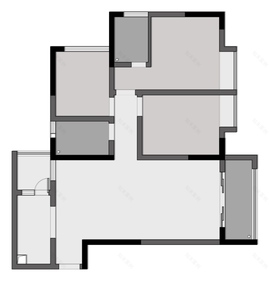 宝嘉花与山 | 简约开放式空间,诠释舒适生活-24