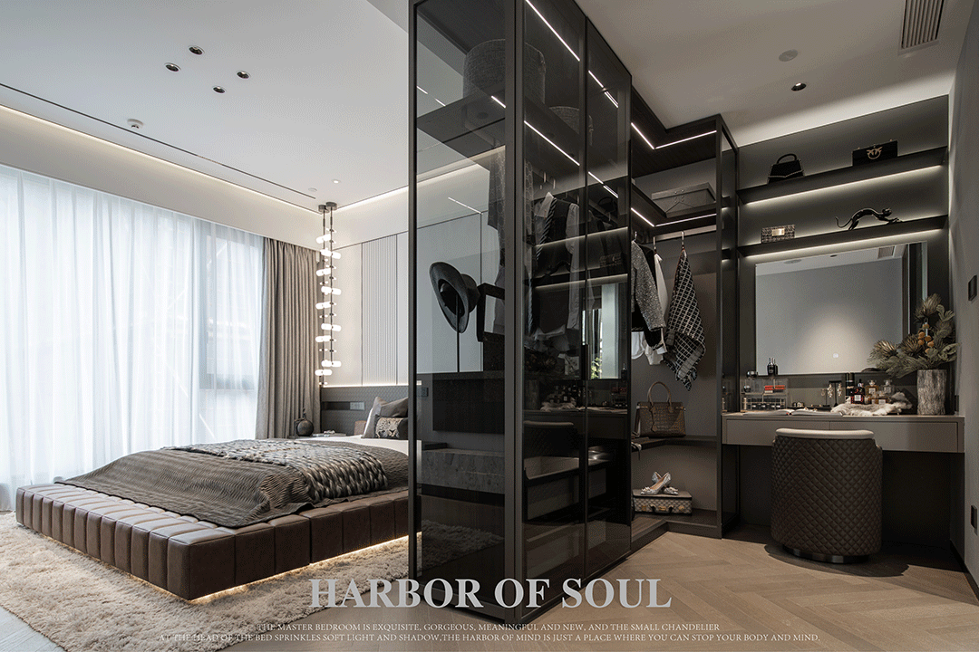 杭州龙湖丰收湖大平层样板间丨中国杭州丨北京靳朝晖设计有限公司-34