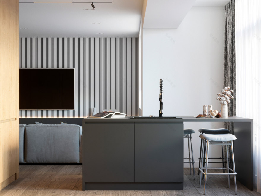 私人公寓室内设计丨乌克兰切尔诺夫策丨AVISTUDIO-9