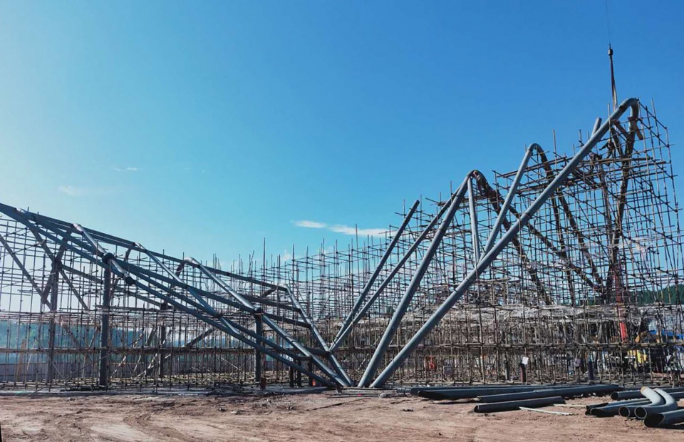 阆中赛城游客中心 | 山水间的现代飞翼-70