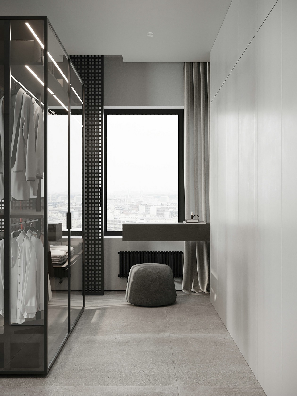 124㎡灰色系住宅设计-14