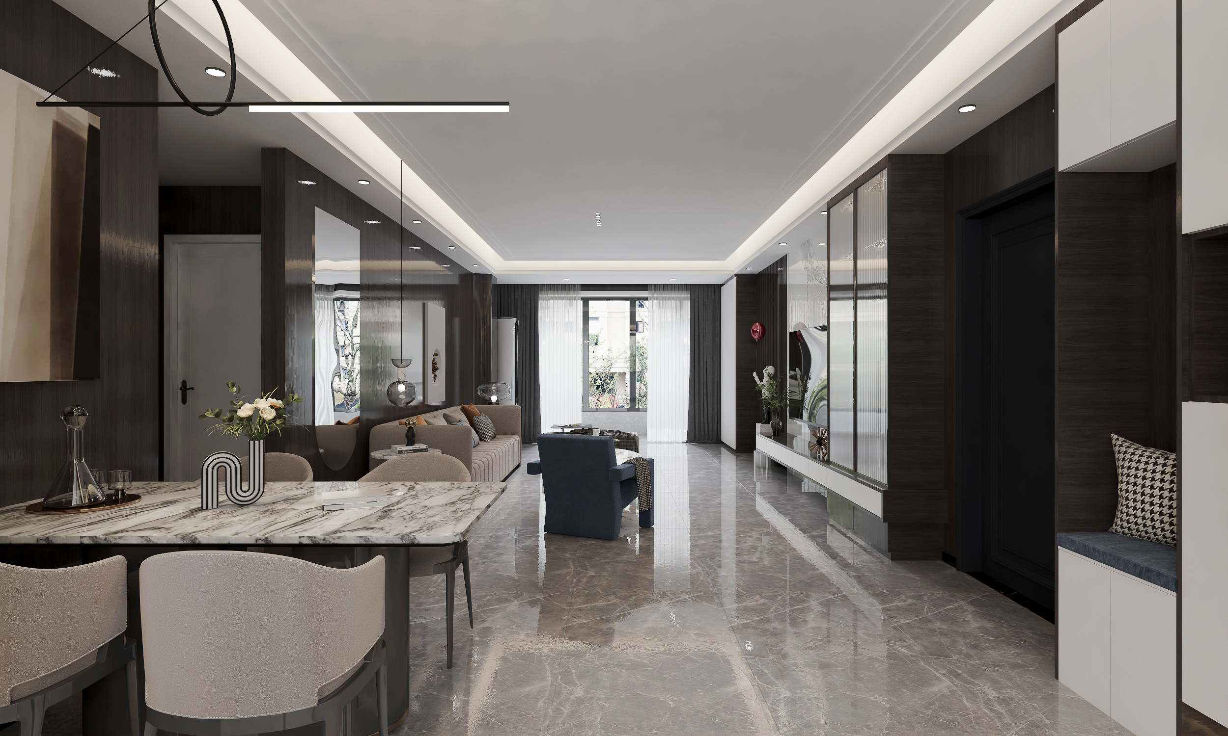 镇上的住宅丨阿召原创设计-1