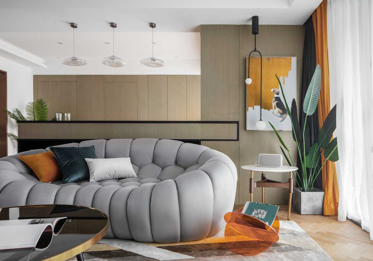 90 后小夫妻 180㎡个性舒适家居，海景猫宅的惬意生活-18