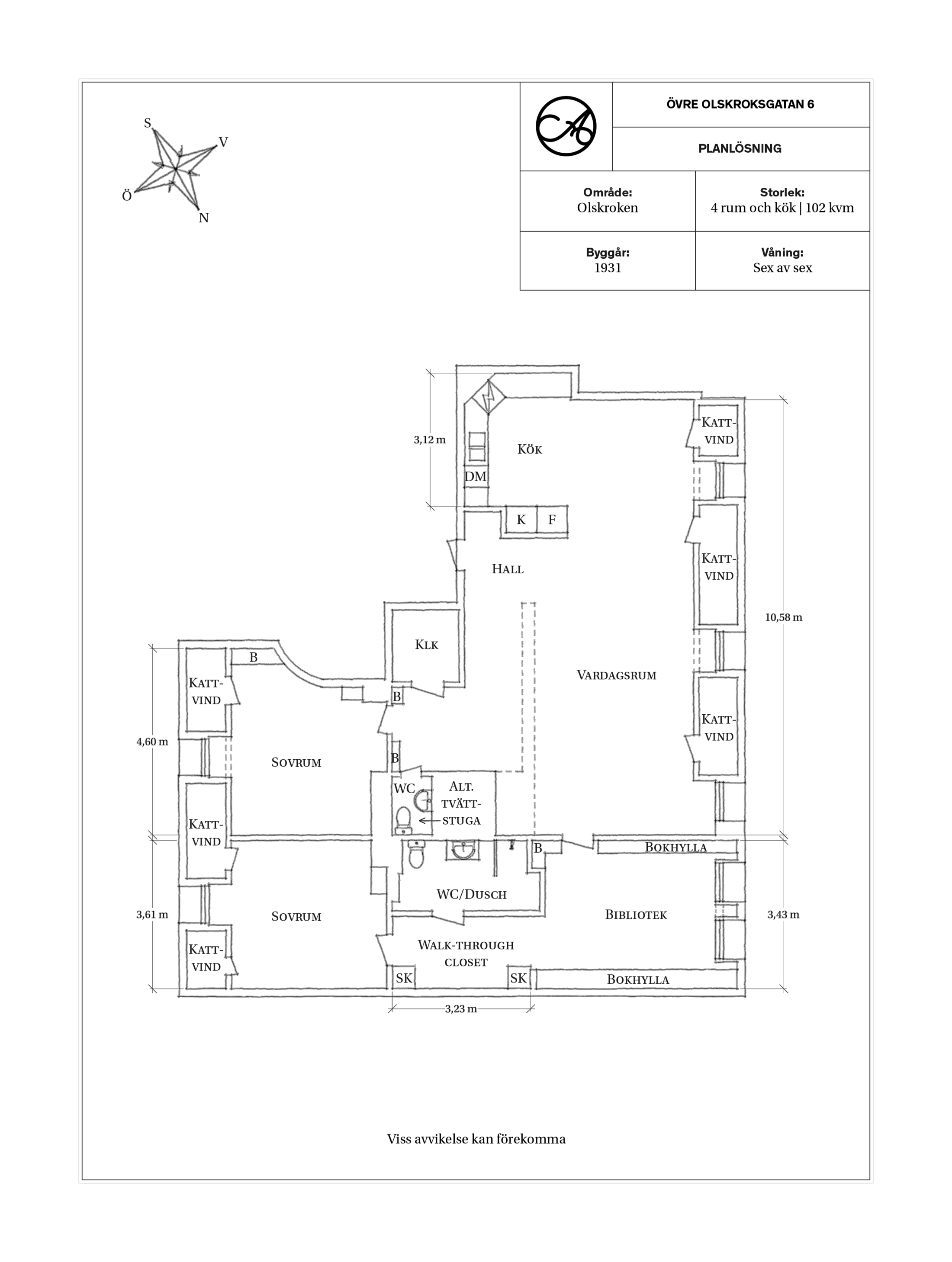 瑞典老建筑顶层公寓的蓝调魅力-27