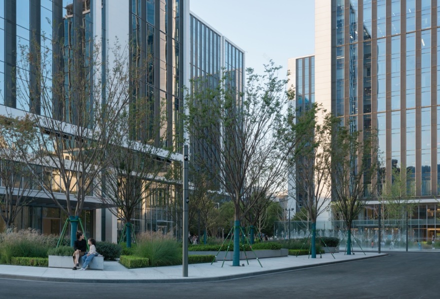 杭州黄龙国际中心四期景观设计丨中国杭州丨PLAND 博度景观设计-14