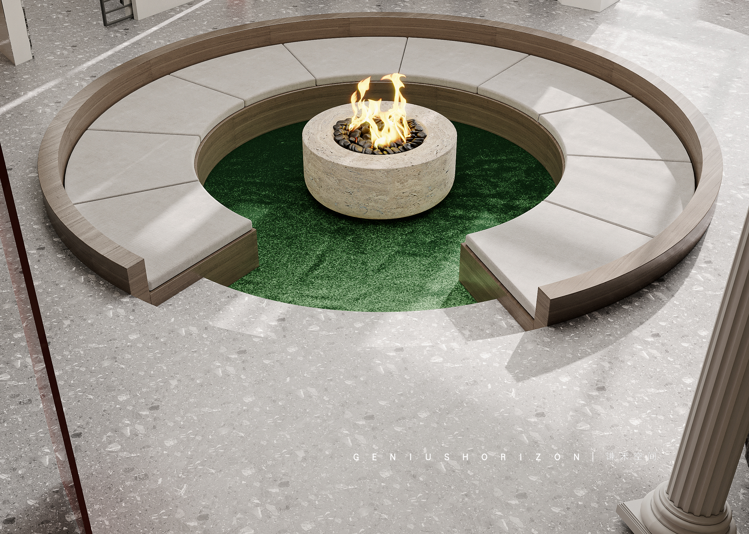 现代木作店效果表现丨谦禾空间设计事务所-14