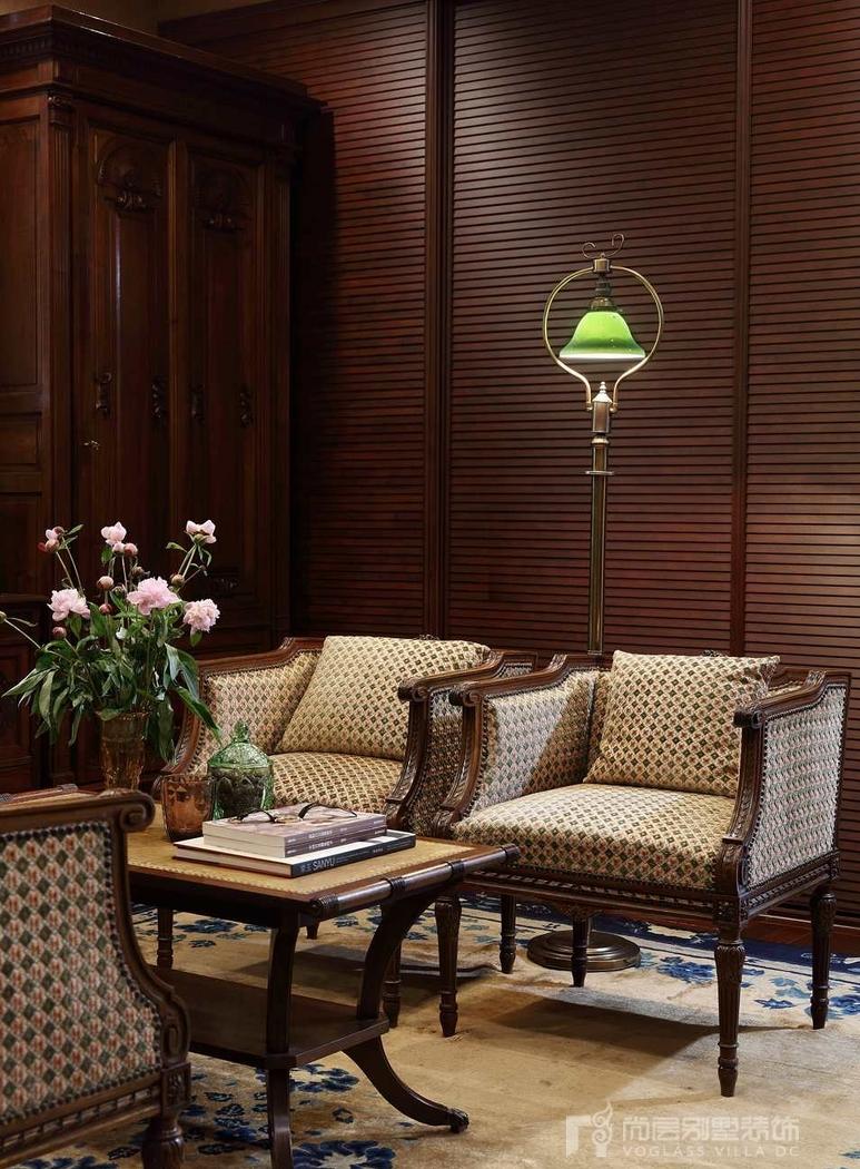 480平混搭风格别墅装修实景案例-13