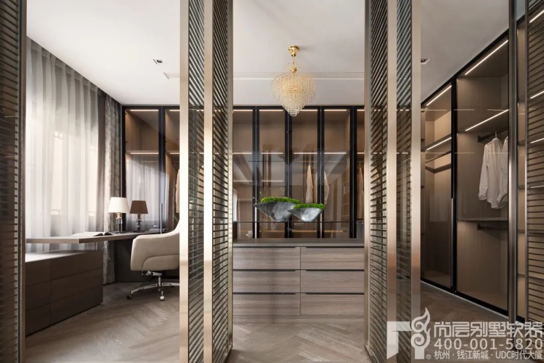 现代轻奢,心灵绿洲的优雅空间丨尚层别墅装饰-54