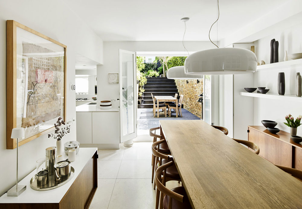 伦敦时尚黑白风格维多利亚式联排别墅-12