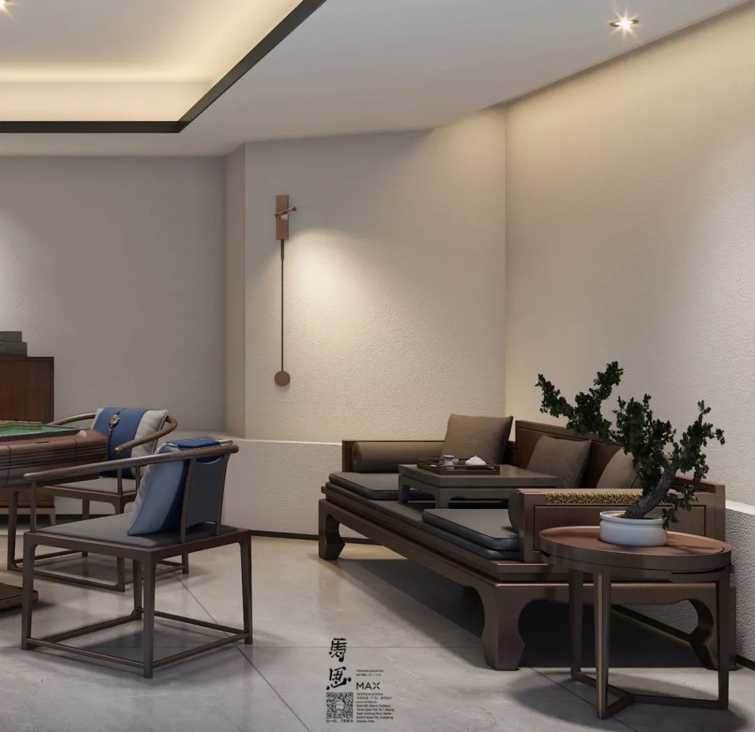 轻奢新中式室内设计丨意巢设计-69