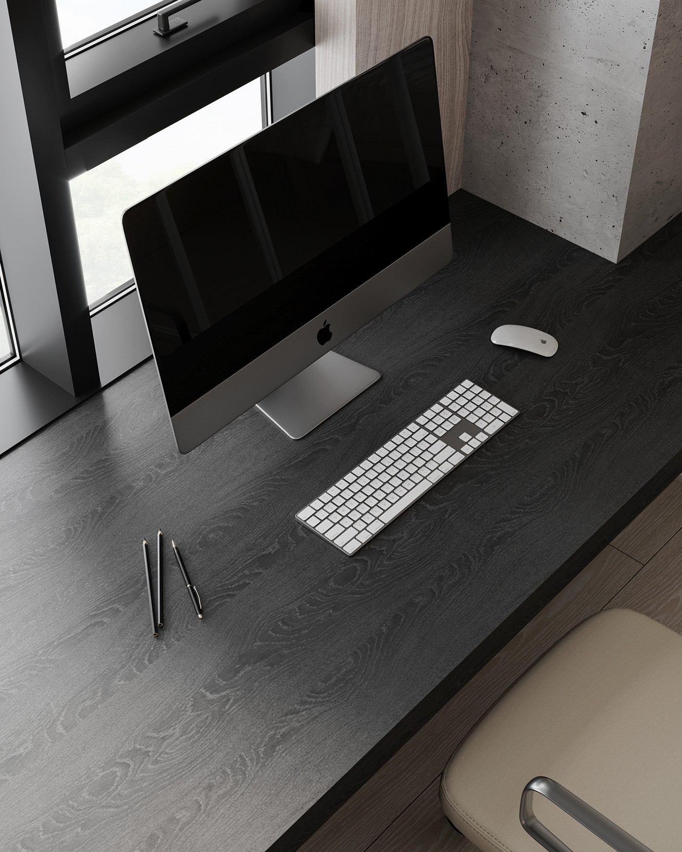 灰色系小空间公寓设计 温润、质朴的美学！-7