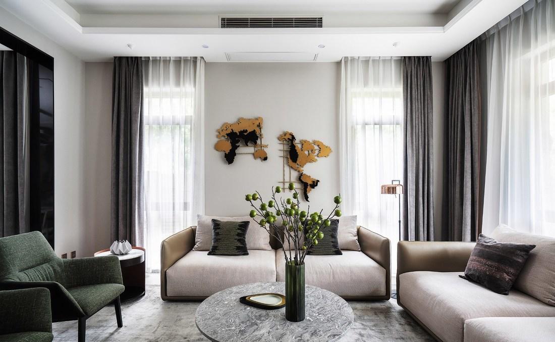 简约大气，四口之家的开放式设计-4