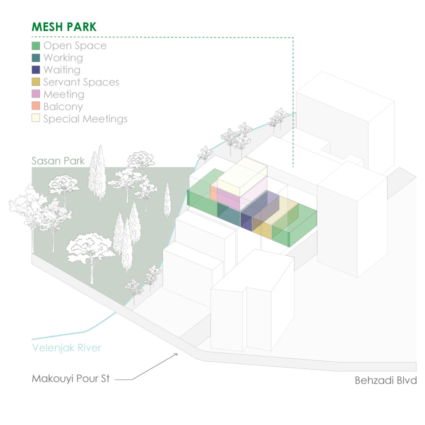 丨伊朗德黑兰丨Mesh Architecture Office-19