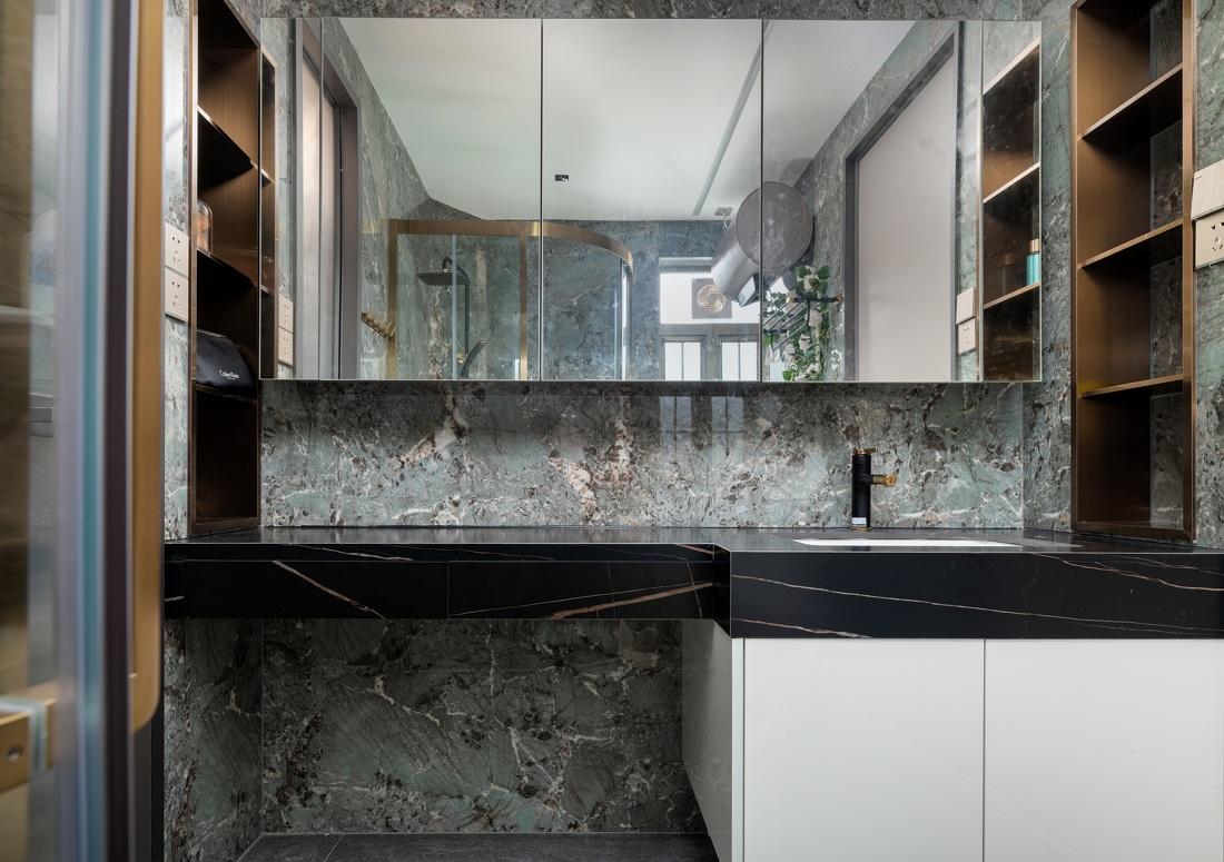 超大户型三代同堂的意式极简奢华设计-44