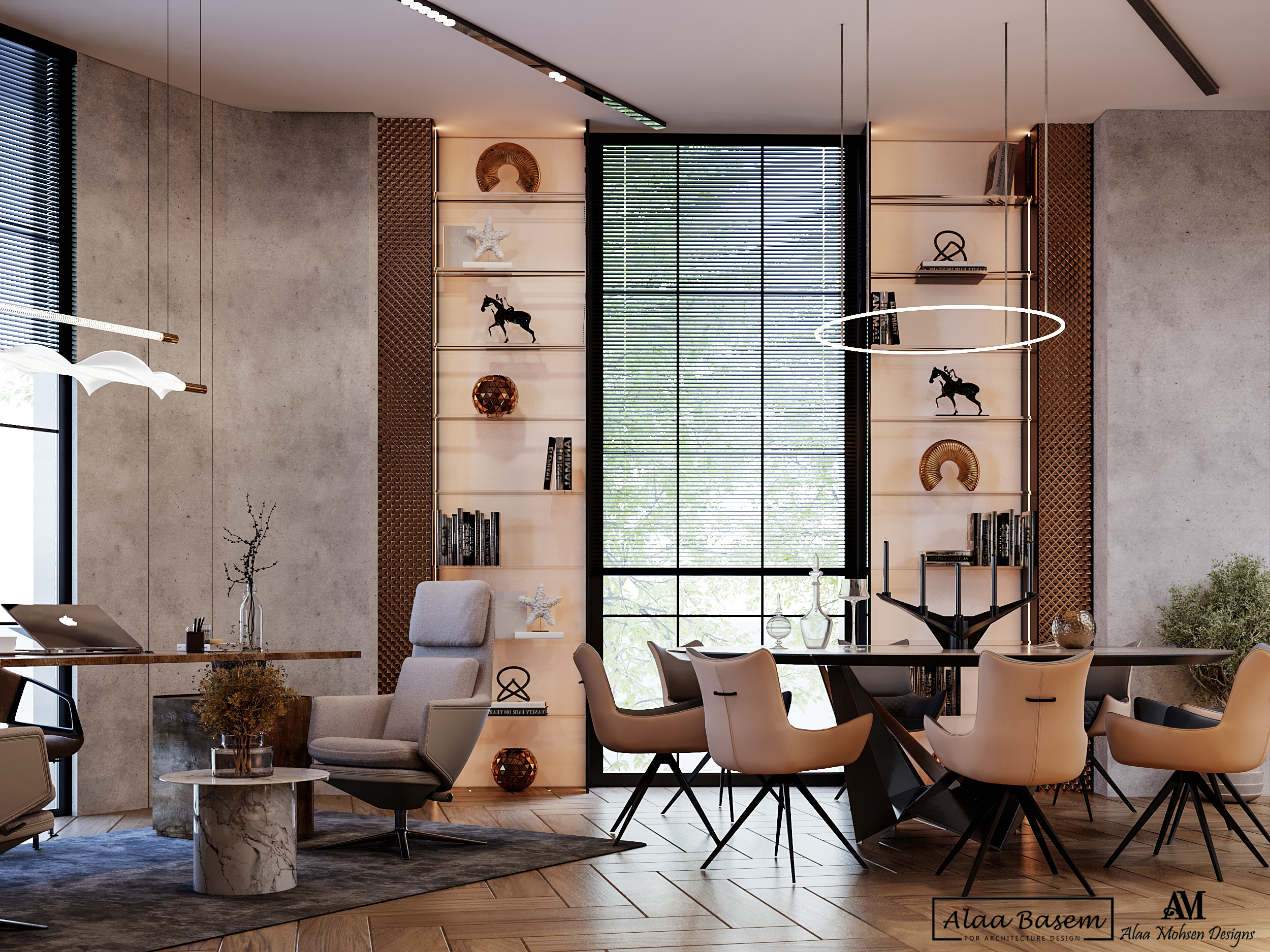 Workspace &lounge design(offices)-1